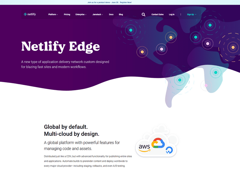 Netlify Edge Website